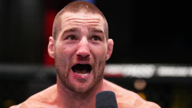 Sean Strickland has made some vile comments recently. Picture: Chris Unger/Zuffa LLC/Getty Images