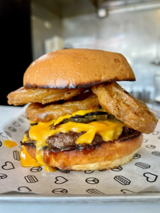 Bar Luca in Sydney was the NSW winner with its Smoke &amp; Candy – a BL beef pattie featuring American cheese, smoked beef brisket and beer battered onion rings.