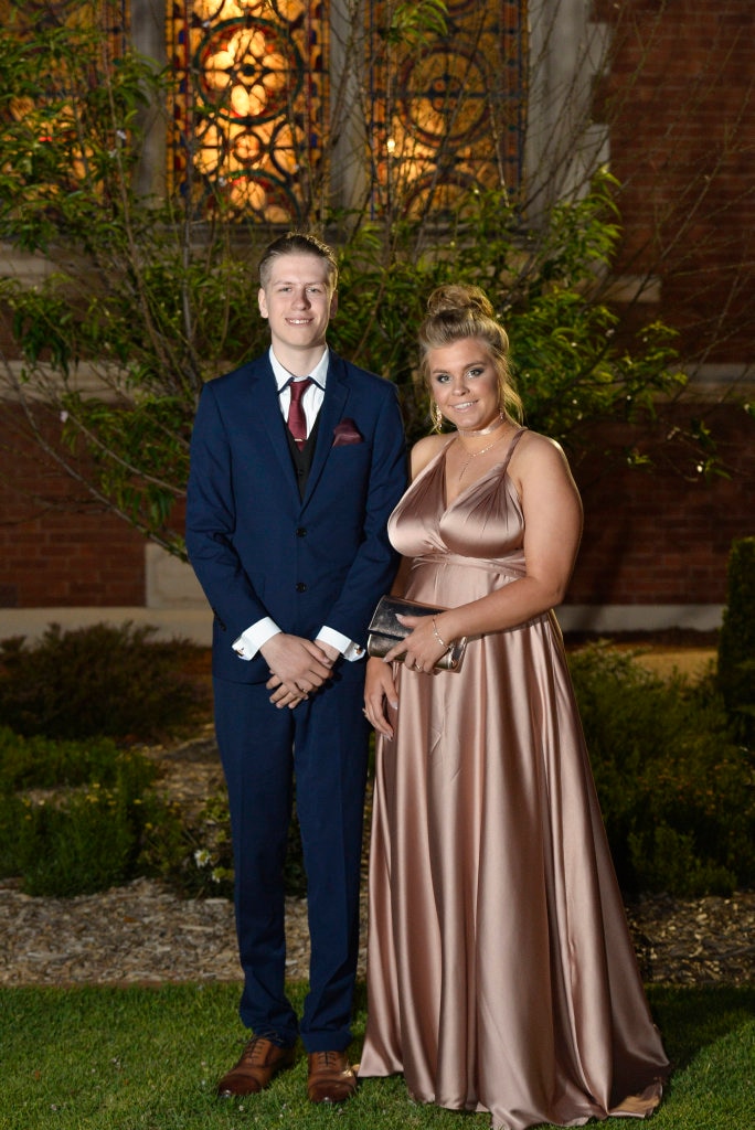 Graduates Liam Kerr and Hollie Davies at Toowoomba Flexi School formal at Empire Theatres, Thursday, November 9, 2017. Picture: Kevin Farmer