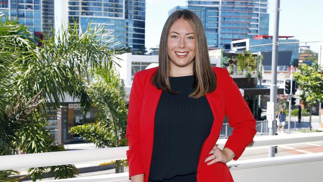 Ariana Margetts is the first female President of the Southport chamber of commerce in its 109-year history. Picture: Tertius Pickard