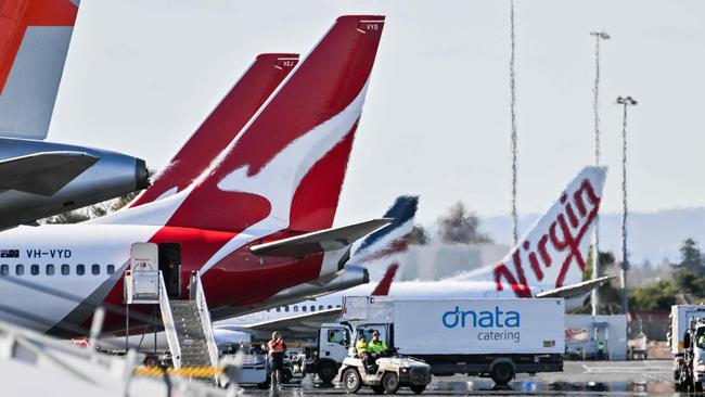 Qantas, Jetstar and Virgin Australia have added extra flights in and out of Melbourne. Picture: Brenton Edwards/NCA NewsWire