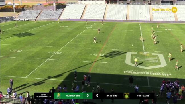 Replay: Hunter SHS v Bass High School - Peter Mulholland Cup elimination final