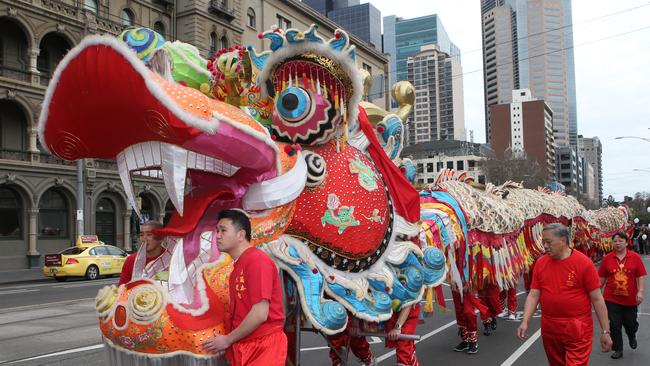 World’s biggest dragon. Picture: David Crosling