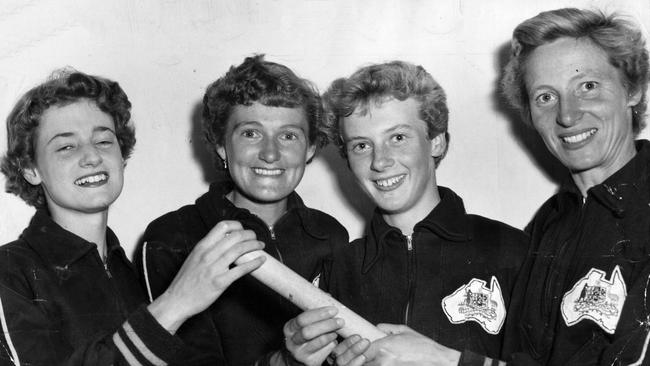 Fleur Mellor, Norma Croker, Betty Cuthbert and Shirley Strickland carried this baton around 400m of the Olympic Stadium track in 44.5 seconds, winning them a gold medal in the 1956 Olympic Games.