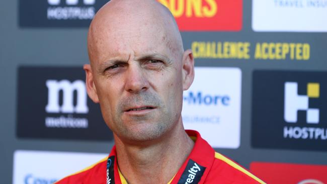 Gold Coast football manager Jon Haines. Picture: Chris Hyde/Getty Images