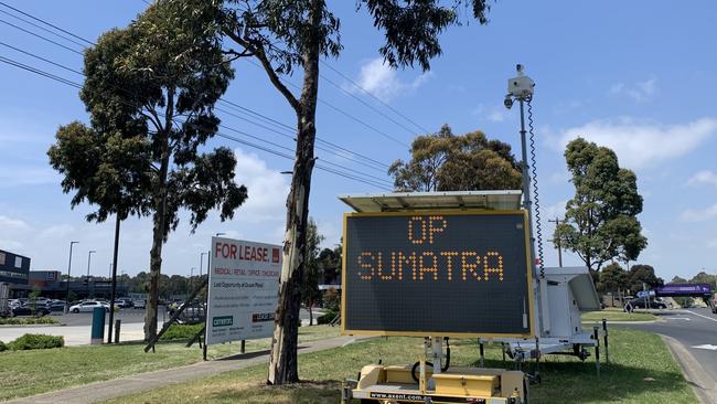 The mobile CCTV cameras used to target hoons and dangerous drivers in Melbourne’s southeast.