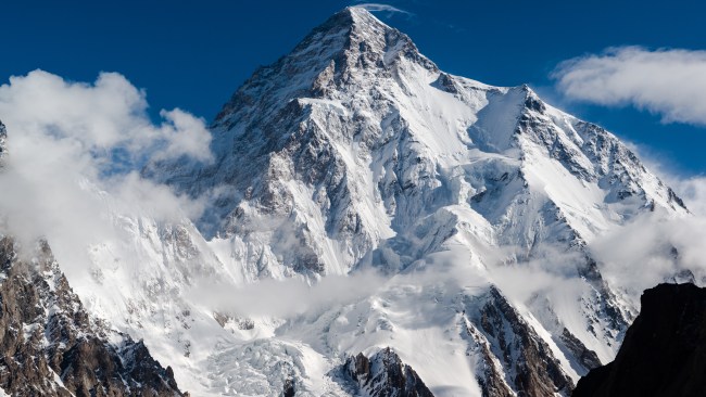 K2 is the world's second-highest mountain. Picture: Getty Images
