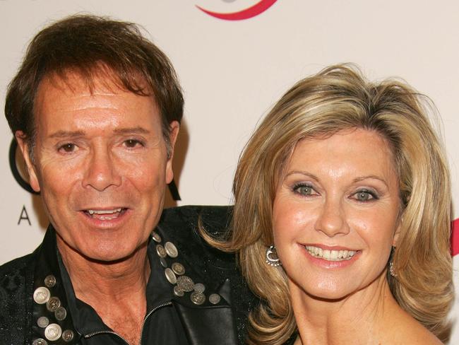 Olivia Newton-John and Cliff Richard were friends for 50 years. Picture: Getty Images