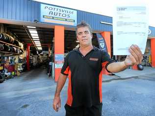 Shaun Priest has had to pay a $46 Licence renewal for the first time since acquiring his Tradespersons Certificate in 1988. Picture: SCOTT POWICK