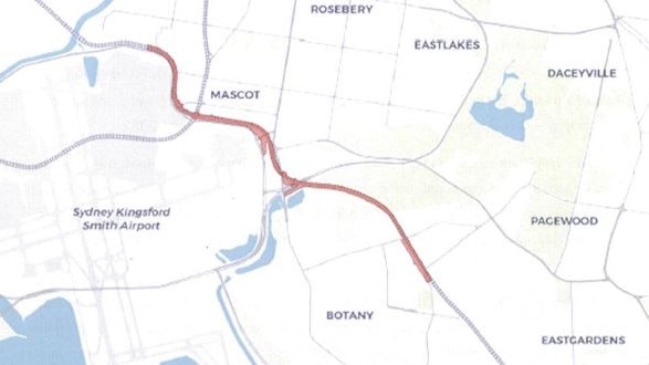 The 2.9km single-track section (highlighted) to be replaced by twin tracks.