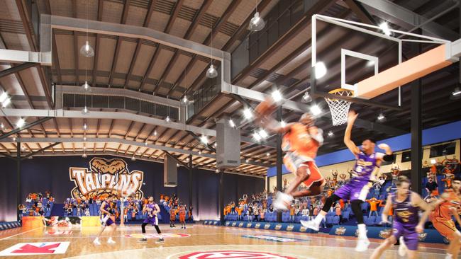 WINNER: An artist’s impression of the Taipans’ new home court.