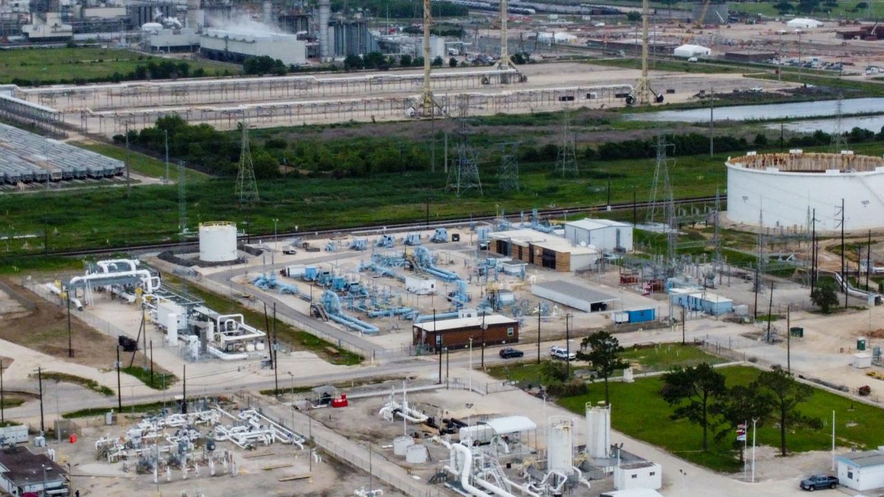 Colonial Pipeline’s Houston Station facility in Pasadena, Texas. Picture: Francois Picard/AFP