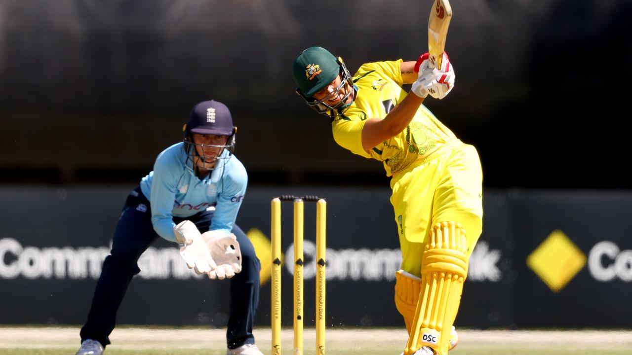 Australian all-rounder Ash Gardner has tested positive to Covid in New Zealand. Picture: Jonathan DiMaggio/Getty Images