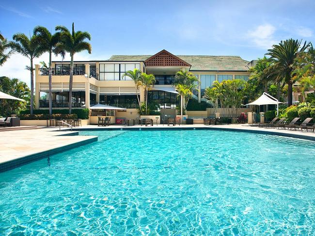 One of the pools at the Mercure Gold Coast resort. Picture: Supplied