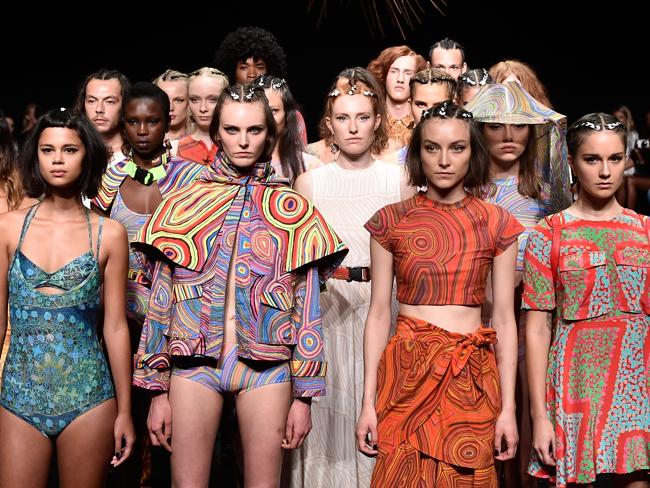 The Desert Designs show during Mercedes-Benz Fashion Week Australia 2014.