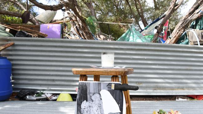 The resident of this junk-infested property in Tookgarook was found dead there in 2016. Picture: Jason Sammon