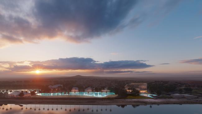 An artist's impression of plans for a new $100m hotel and apartment building at Whyalla. Pictures: Supplied