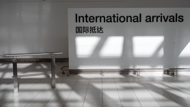 Cashed-up international students have become the target of scammers threatening arrest – or worse – in exchange for hundreds of thousands of dollars. International arrival area at Adelaide Airport. Picture: Naomi Jellicoe