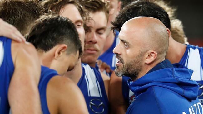 Rhyce Shaw stepped aside as North Melbourne coach at the end of last season. Picture: Getty Images