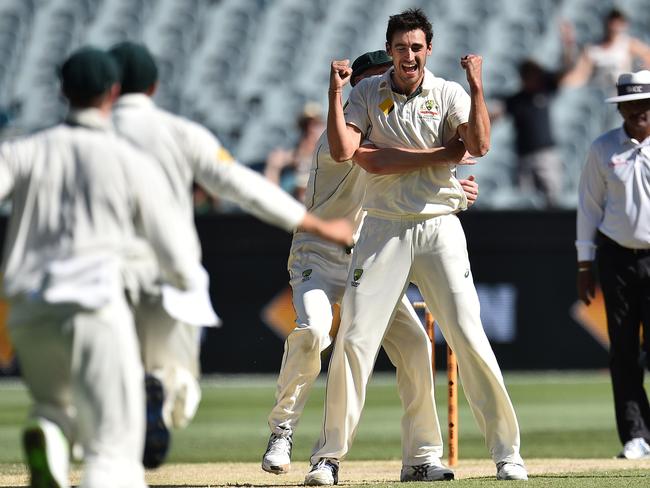 Mitchell Starc was the hero on the final day at the MCG.