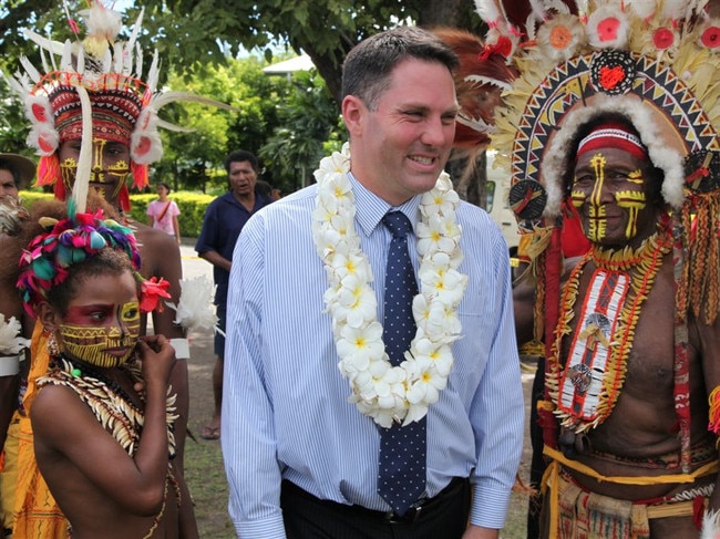 Richard Marles Visit Pom Eye Clinic 050 Parliamentary Secretary for Pacific Island Affairs Richard Marles was given a traditional 'sing' welcome in Papua New Guinea this week during a visit to the PNG Eye Care Vision Centre at Port Moresby hospital. With Australian Government support, the vision centre is helping improve the lives of many people in PNG where vision impairment is a common problem. "It is estimated around 30 per cent of people aged over 50 in PNG have some level of vision impairment,� Mr Marles said. �But in many cases it is an easily treated condition. Nearly half these people simply require properly prescribed glasses; another third require cataract surgery. "These figures suggest that nearly 80 per cent of this group with vision impairment can have their vision improved with relatively routine treatment," Mr Marles said. The Australian Government announced the Avoidable Blindness Initiative in 2008 to provide medical assistance, spectacles and low-cost vision services for people who would not otherwise have access to eye care. The programme is delivered by Vision 2020, Australia's Global Consortium which is a partnership of nine Australian eye health and vision care organisations. The consortium is developing eye clinics and training local staff to ensure that PNG has sustainable capacity to address its own eye health needs in years to come.