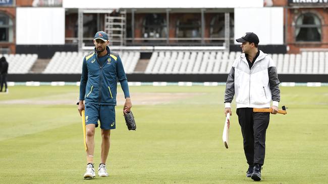 Nathan Lyon will have liked what he saw when getting a feel of the Old Trafford pitch this week.