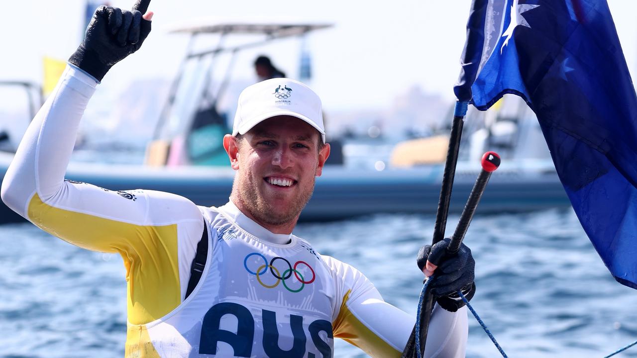 Matt Wearn of Team Australia celebrates winning the Gold medal. (Photo by Phil Walter/Getty Images)