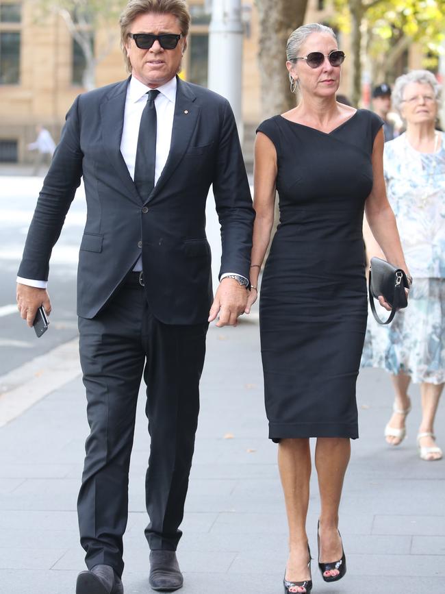 Richard Wilkins and girlfriend Virginia Burmeister. Picture: John Grainger