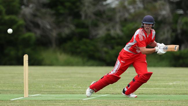 GDCA: Wilhem Mackay in action for Gisborne. Picture: Hamish Blair