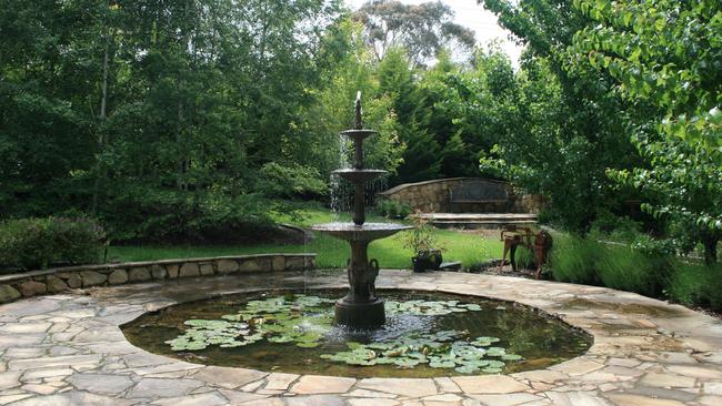 “It’s just beautiful sitting by the fountain with a cup of coffee,” says Debbie Brancastisano.