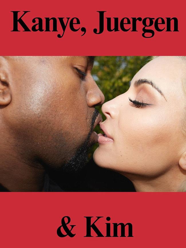 The images will feature in an exclusive booklet titled 'Kanye, Juergen &amp; Kim' Picture: Juergen Teller for System Magazine