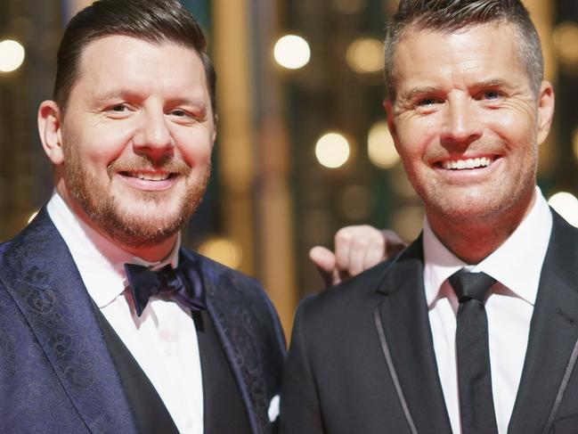 For HIT TV use only until May 2Manu Fieldel, Pete Evans, MKR judges, grand final