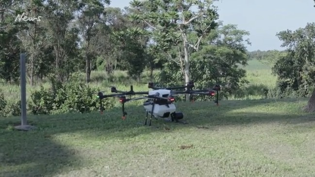 Herbicide drone takes to the skies