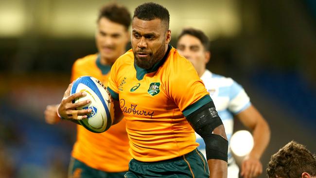 Samu Kerevi was one of three men chosen who don’t play their club rugby in Australia. (Photo by Jono Searle/Getty Images)