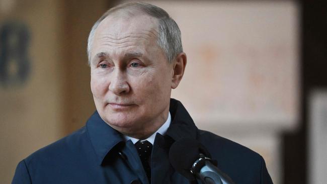 Vladimir Putin says his nuclear alert came after aggressive statements towards Russia by NATO leaders and ‘illegal sanctions’. Picture: AFP