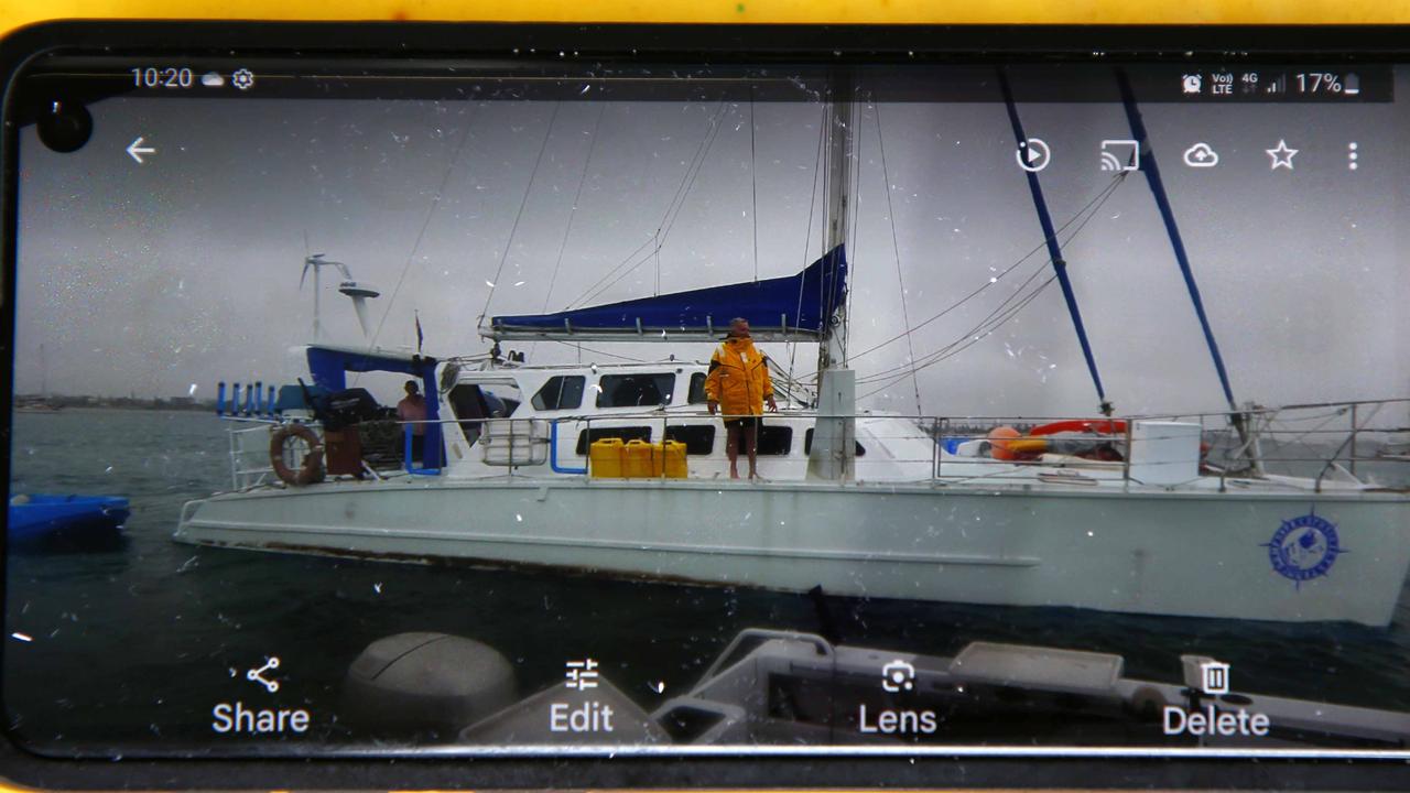 A photo from Queensland Police of people on the boat. Picture: NCA NewsWire.
