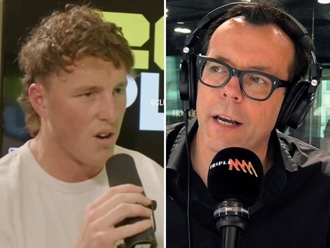 Nick Larkey nails his impression of Damien Barrett