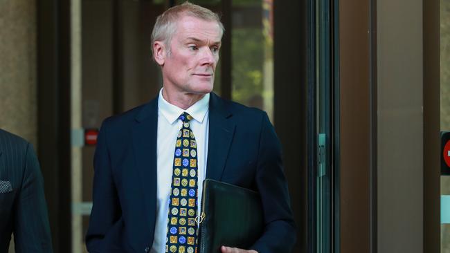 Gordon Wood leaves the Supreme Court of NSW. Picture:Justin Lloyd