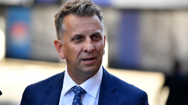 Pressure is mounting for Transport Minister Andrew Constance to run for the federal seat of Gilmore. Picture: NCA NewsWire/Joel Carrett