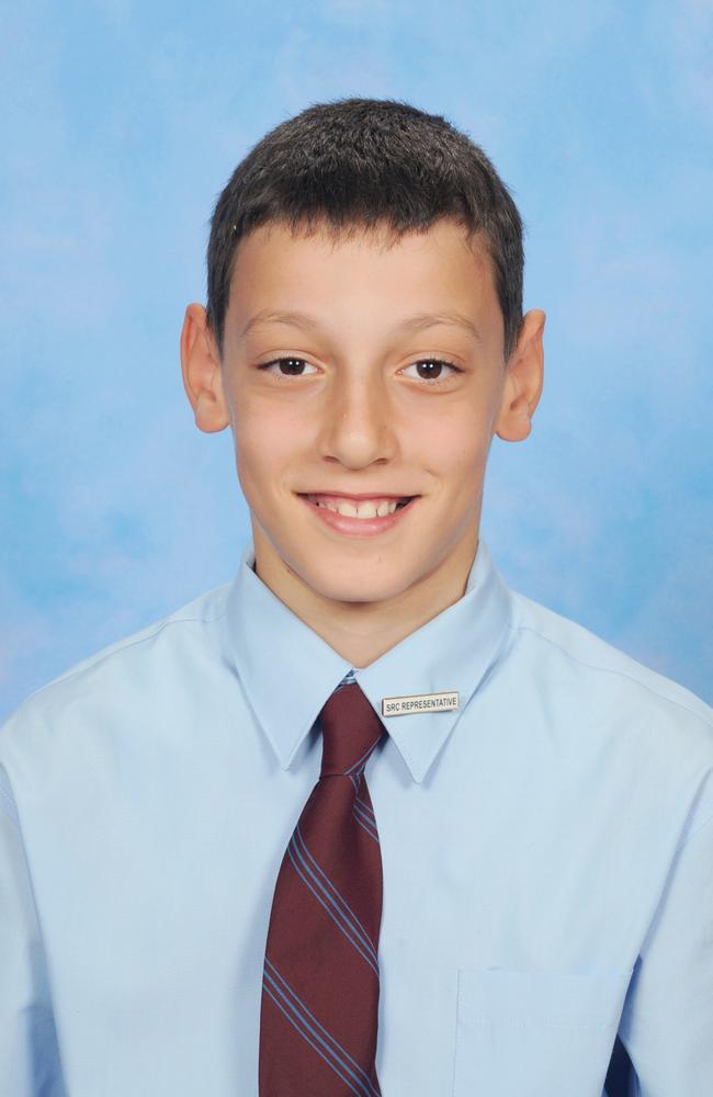 St John’s Primary School year 6 co-captain Giovanni Galati