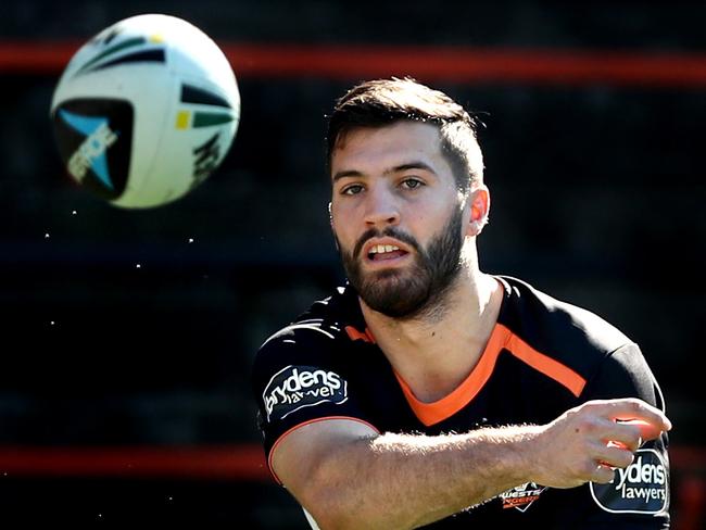 James Tedesco headlines a massive list of off-contract Wests Tigers players. Picture: Gregg Porteous