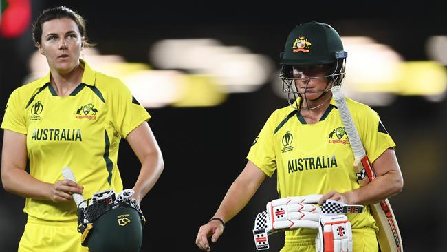 Tahlia McGrath and Beth Mooney have been standouts with the bat. Picture: Hannah Peters/Getty Images