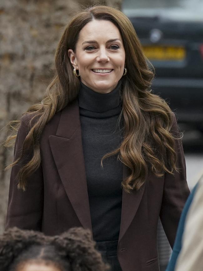 Princess Catherine joined young schoolchildren at the National Portrait Gallery in London for an excursion. Picture: Getty Images