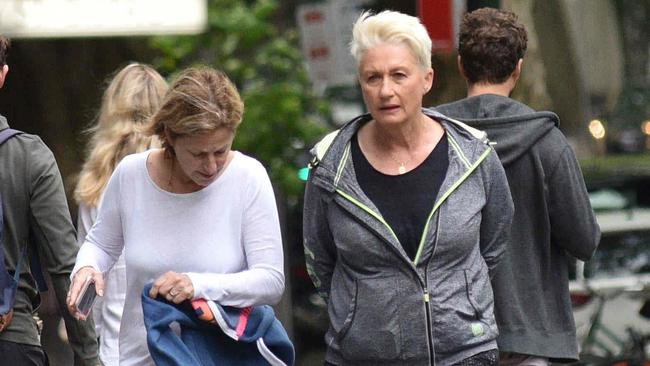 Kerryn Phelps walking her dog in the neighbourhood Oct 21 2018 1503/81 Macleay St(Daily Telegraph - Flavio Brancaleone)