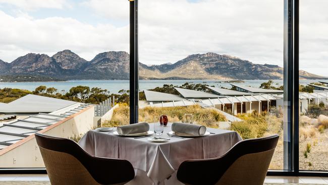 Saffire Freycinet has views of The Hazards.