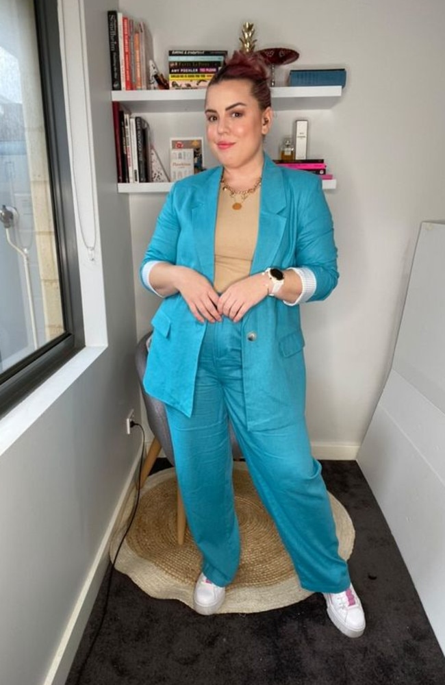 An Australian stylish has shared a ‘stunning’ Kmart outfit that costs less than $60. Picture: Instagram/BreeahnCarter