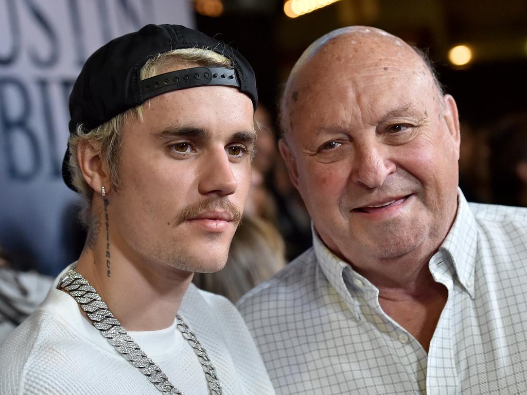 Justin Bieber is mourning the loss of his grandfather Bruce Dale. Picture: Axelle/Bauer-Griffin/FilmMagic