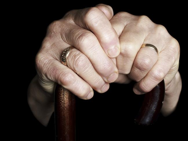 An old lady's hands in generic photo for Aged Care.