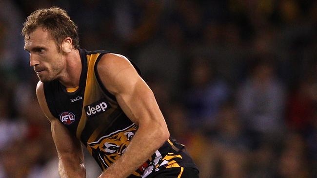 Richmond legend Shane Tuck took his own life after suffering the degenerative brain disease CTE, which is believed linked to concussions. Picture: Getty