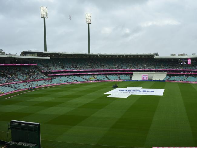 Poor weather has once again played havoc with the New Year’s Test. Picture: Brett Hemmings - CA/Cricket Australia via Getty Images